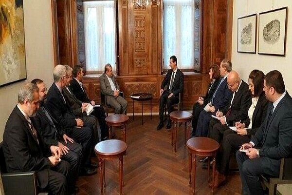 دستیار ارشد ظریف با بشار اسد دیدار کرد