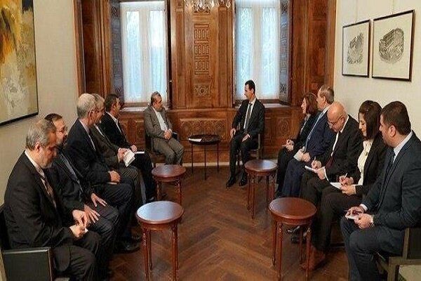 دستیار ارشد ظریف با بشار اسد دیدار کرد