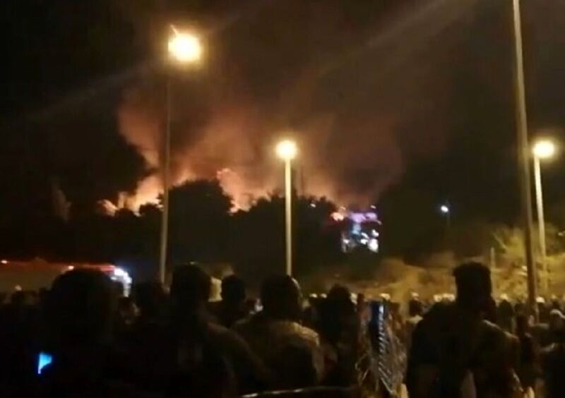 ادامه درگیری وآتش‌سوزی در محل نگهداری پناهجویان در یونان
