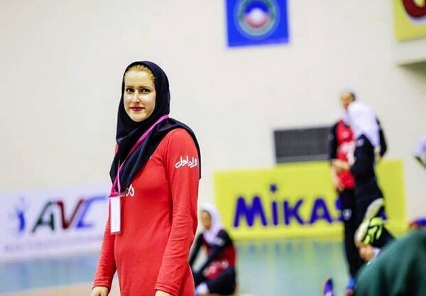 اولین مربی ایرانی زن والیبال  در لیگ اروپا