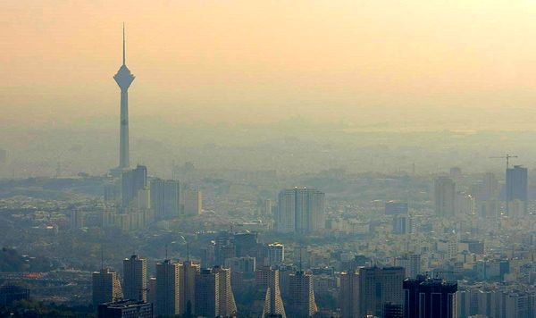 هوای تهران در وضعیت  قرمز است