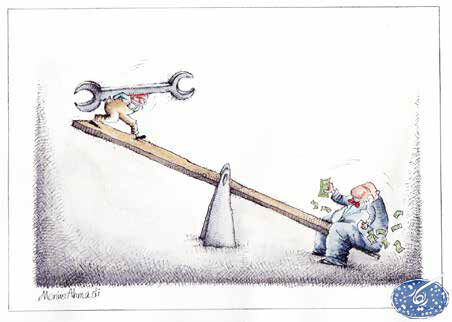 
حرکت ضریب جینی به سمت بدخیم شدن