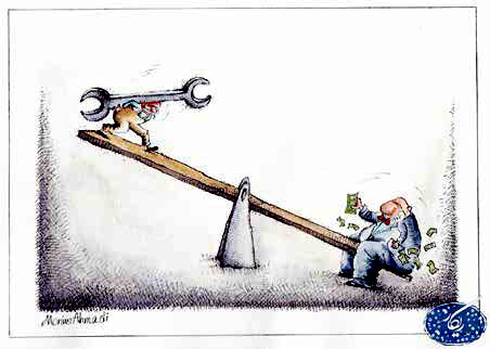 
حرکت ضریب جینی به سمت بدخیم شدن