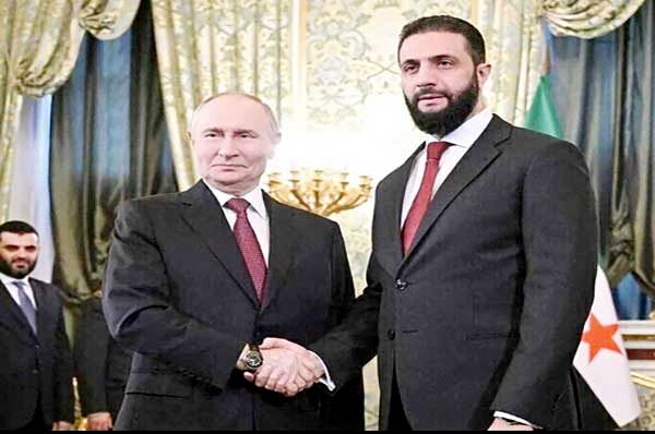 پیام تبریک پوتین به جولانی 

به مناسبت سالگرد سقوط اسد! 