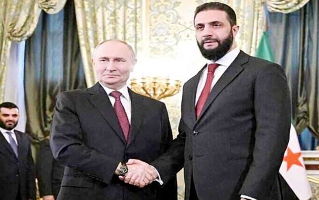 پیام تبریک پوتین به جولانی 

به مناسبت سالگرد سقوط اسد! 